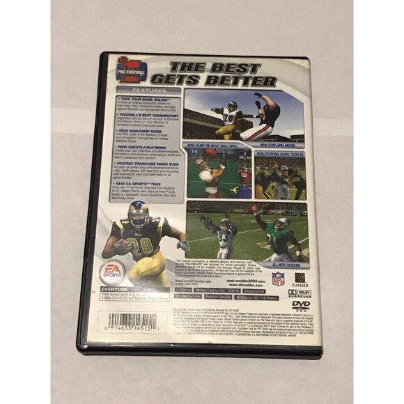 PS2: Madden NFL 2003 (Mint) - Picture 2 of 4